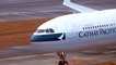Cathay Pacific Airways Airbus A330-343 Landing  and Take off at Nagoya international airport japan