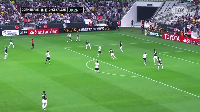 CORINTHIANS 4x0 ONCE CALDAS 04/02/2015 Melhores momentos Libertadores 2015 - Pré Libertadores
