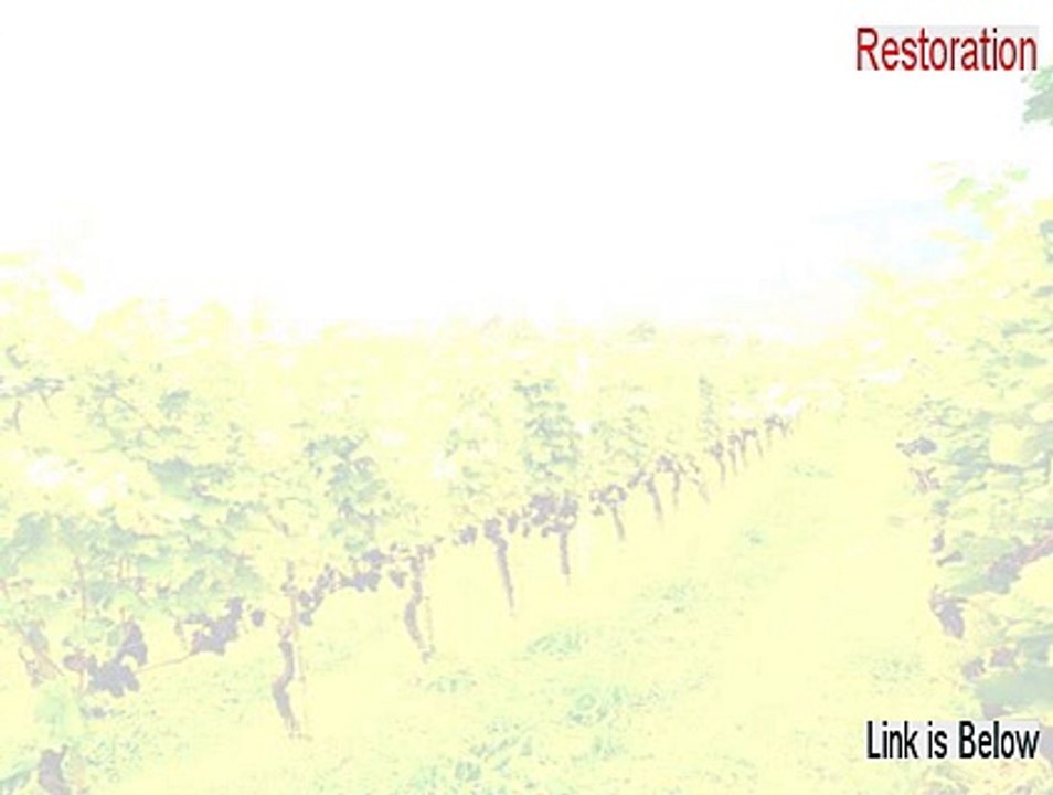 Restoration Crack [Download Here]