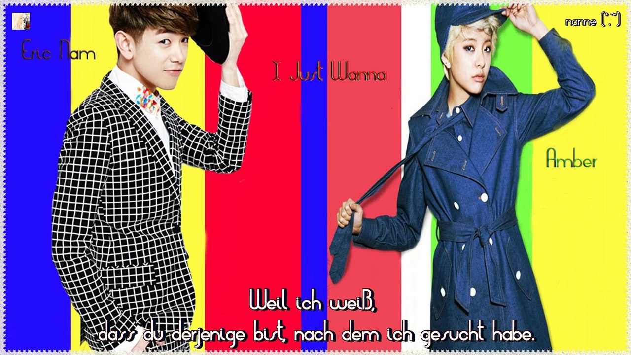 Amber ft. Eric Nam - I Just Wanna  [german Sub]