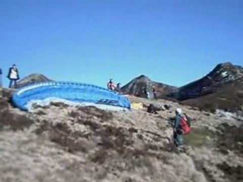 Cantal, parapente, vol rando: Le Redondet