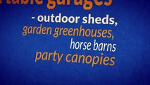 Portable Garages and Shelters for all your Outdoor Storage Needs