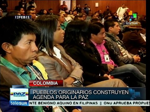 Colombia: inicia Foro Nacional de Paz de los Pueblos Indígenas