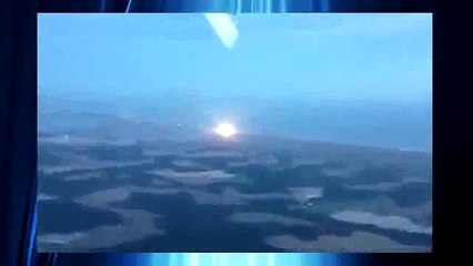 nasa roketinin patlama anı - uçaktan çekim (28 ekim 2014)