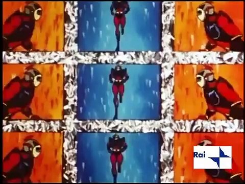 Ufo Robot Goldrake sigla originale con logo nuovo RAI