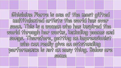 How To Get The Best Ghislaine Pierre Impersonator