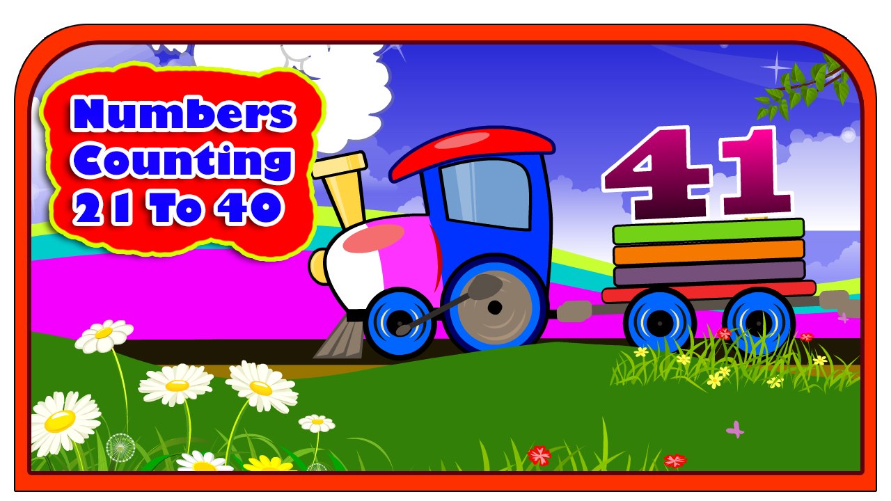 Learn Number Train learning Numbers for kids | Numbers Counting 41 To 60