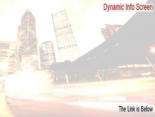 Dynamic Info Screen Cracked - Download Now
