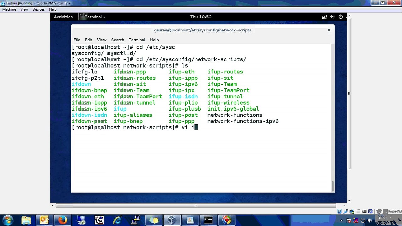 Configure Vitual IP Address On Redhat/CentOS/Fedora.