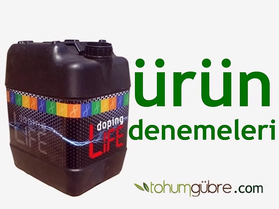 Doğal Gübre Doping Life Ürün Denemesi - www.tohumgubre.com