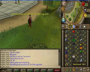 Buy Sell Accounts - Runescape Selling Account 5m-30m rsgp