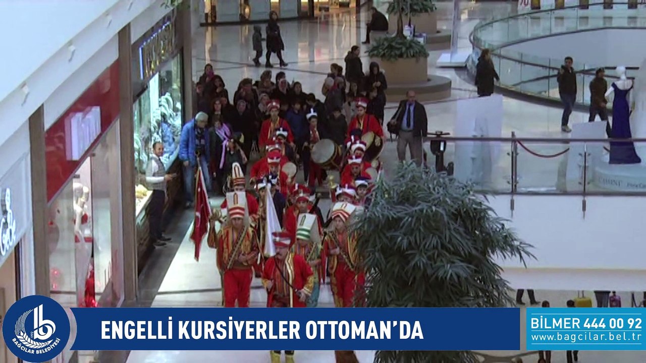 Engelli çocuklar ottomanda