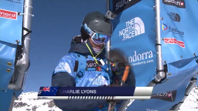 Run of Lyons Charlie (NZ) - Swatch Freeride World Tour 2015 in Vallnord Arcalis (AND) By The North Face