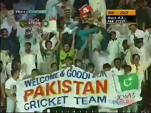 Wasim Akram's beautiful slow ball to Sachin Tendulkar