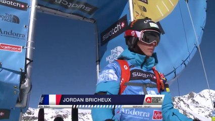 Run of Bricheux Jordan (FRA) - Swatch Freeride World Tour 2015 in Vallnord Arcalis (AND) By The North Face