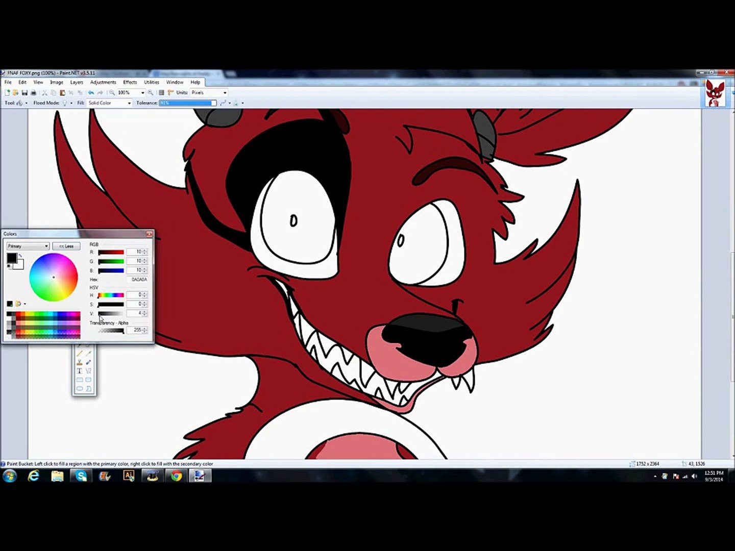 ⁣Speedpaint - Five Nights At Freddy's  Foxy