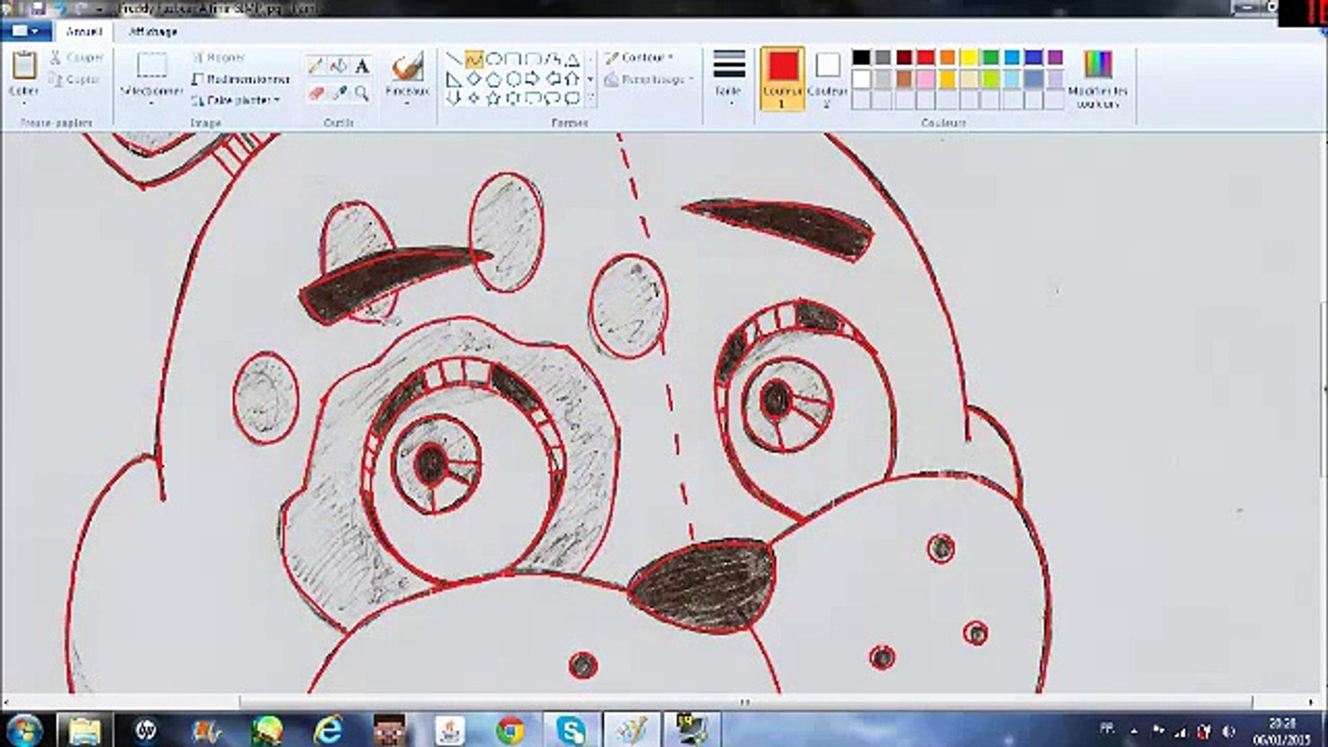 ⁣Speedpainting Five nights at freddy's  Are you Freddy for ready