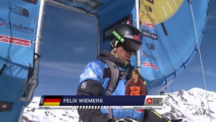 Run of Wiemers Felix (GER) - Swatch Freeride World Tour 2015 in Vallnord Arcalis (AND) By The North Face