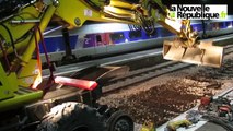 VIDEO. Tours : 2, 4 km de voies SNCF remplacés la nuit