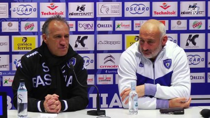 Nantes-Bastia : Conf. d'avant-match de G. Printant et F. Ciccolini