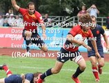 watch Romania vs Spain online rugby match