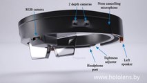 Microsoft Hololens - augmented reality glasses (functional parts)