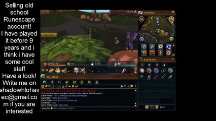 Selling old school Runescape account!(1)
