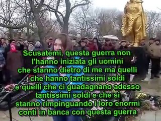 Appello di una giovane ragazza ucraina contro la guerra