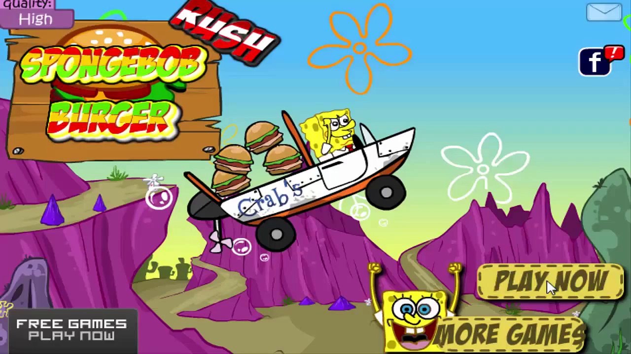 Spongebob Schwammkopf Burger Rush Liefer Spiel für Kinder