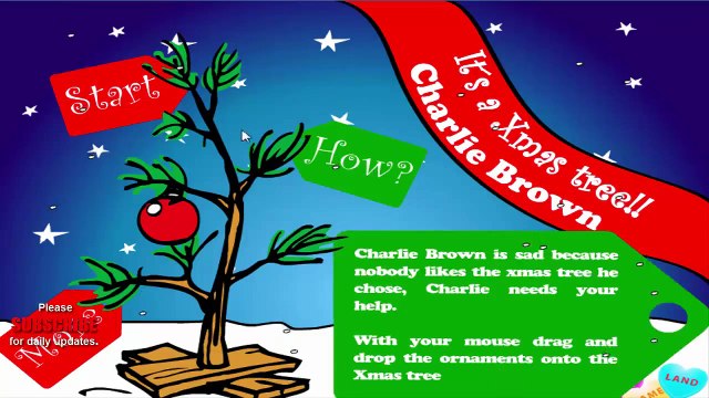 ▐ ╠╣Đ▐► Christmas Game - Charlie Brown and Snoppy Christmas Tree Game - free games online