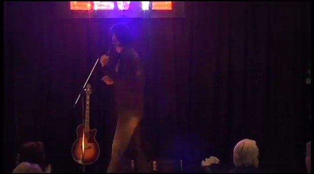 Robert Keefer sings the Elvis song Polk Salad Annie at Elvis Day in Sheffield