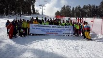Özel Sporcular Alp Disiplini Türkiye Şampiyonası Kayak Yarışları Tamamlandı