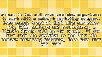 Understanding The Basics Of Network Marketing