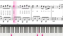 弱虫モンブラン（ピアノ）GUMIの曲　歌詞付き　楽譜/中級