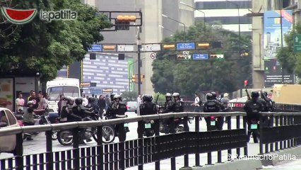 Así transcurrió la marcha de estudiantes en Chacao #12F