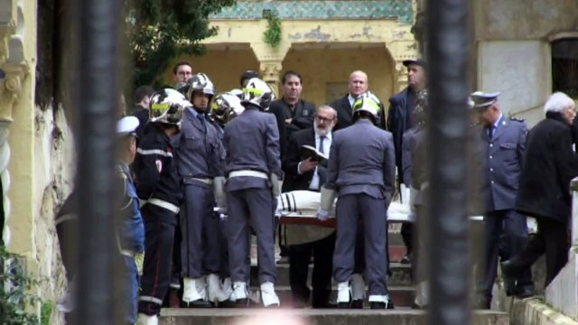 Alger: funérailles de l'acteur Roger Hanin