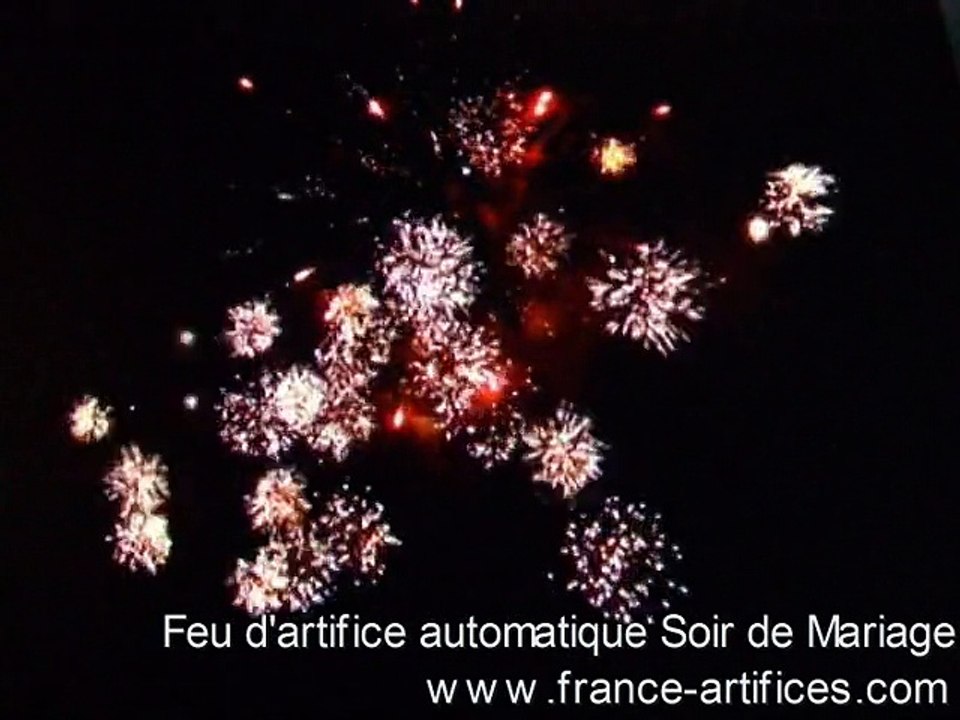 Feu d'artifice automatique Soir de Mariage
