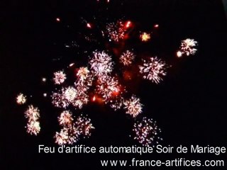 Feu d'artifice automatique Soir de Mariage