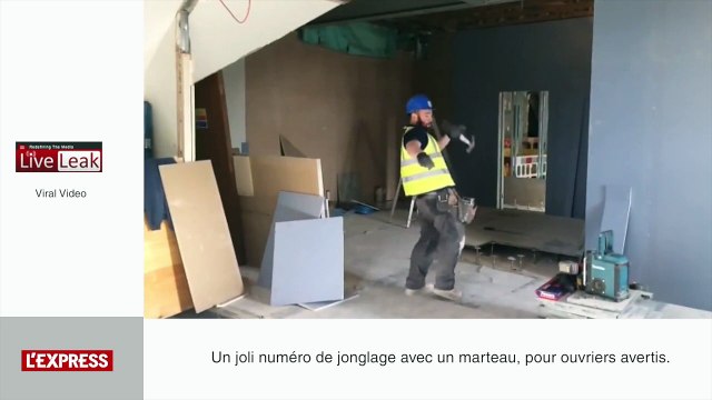 Comment peler un oeuf avec un verre et un jongleur bien marteau: le zapping insolite