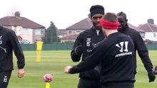 Alberto Moreno attempts to recreate Daniel Sturridge’s celebration dance...