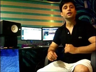 Tere bin introduction by Syed Adeel Ali During Recording session