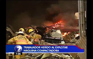 Bomberos atienden incendio en bodega de Cristo Rey que deja una persona herida