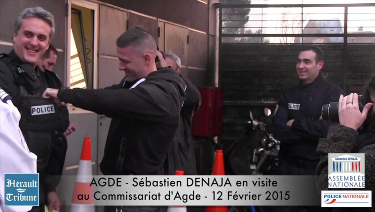 AGDE - 2015 - SEBASTIEN DENAJA :  "Le meilleur ami de la Police Municipale , c'est la police nationale "
