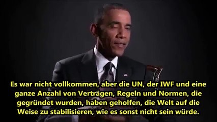 ObamaWir drehen die Arme jener Laender um die nicht das tun was wir verlangen