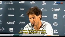 Rafael Nadal Press conference at Rio Open. 13 Feb 2015. (in Spanish)