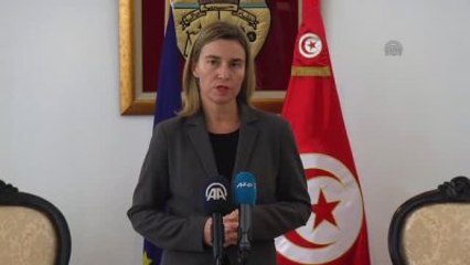 AB Dışişleri Yüksek Temsilcisi Mogherini Tunus'ta