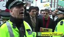 Protest Against Altaf Hussain In London - 12th Feb 2015 Chants Altaf Killing in Karachi