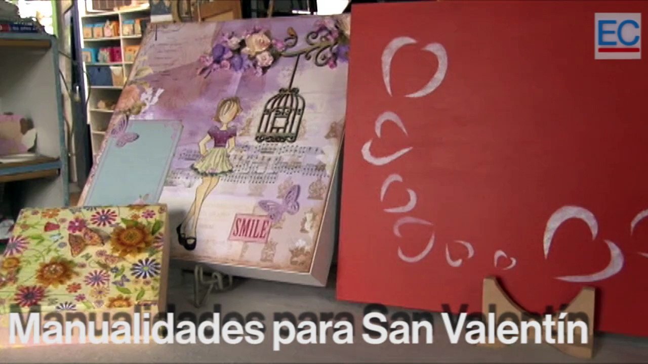 Aprenda a hacer un individual con decoraciones de San Valentín