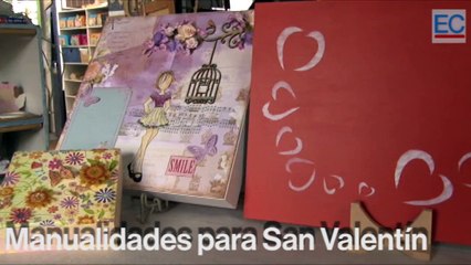Aprenda a hacer un individual con decoraciones de San Valentín