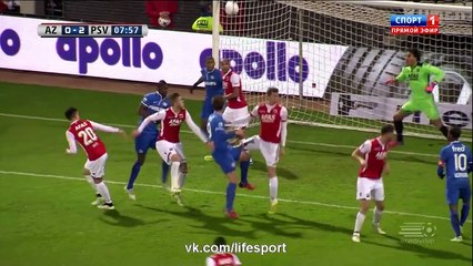 AZ Alkmaar 2 - 4 PSV -  Eredivisie - Highlights - 13/02/2015